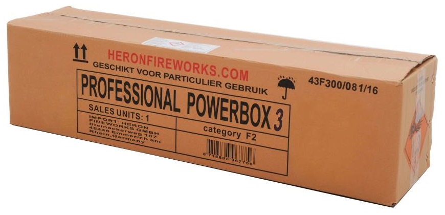 Verbundfeuerwerk Heron Professional Powerbox 3