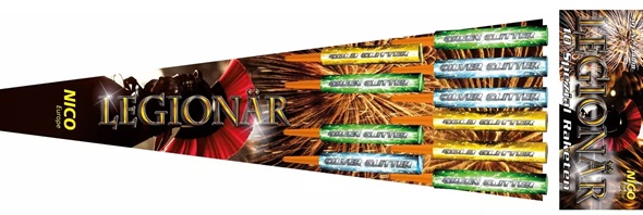 Raketensortiment Legionär, Silvesterfeuerwerk, , Feuerwerk, Feuerwerkerei Schwab, Frankfurt Raketensortiment Legionär