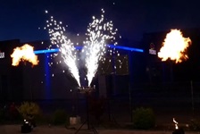 Feuerwerk zu einer Hochzeit in Butzbach