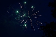 Hochzeitsfeuerwerk in Bodenheim (nähe Mainz / Rheinland-Pfalz)