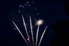 Hochzeitsfeuerwerk in Bodenheim (nähe Mainz / Rheinland-Pfalz)