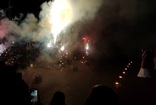 Feuerwerk zu einer Hochzeit in Butzbach